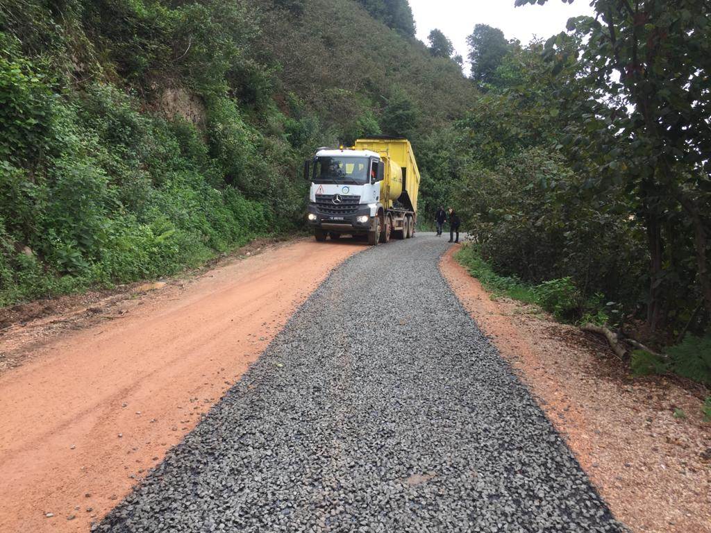 ÇAMAŞ VE GÜRGENTEPE’YE YENİ BAĞLANTI YOLU